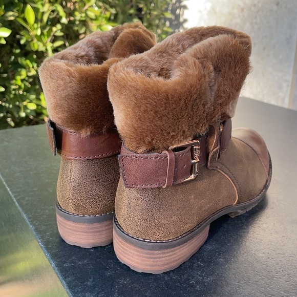 Brand New!! Matt Bernson Leather/Sheerling boots 8.5 - Picture 3 of 5